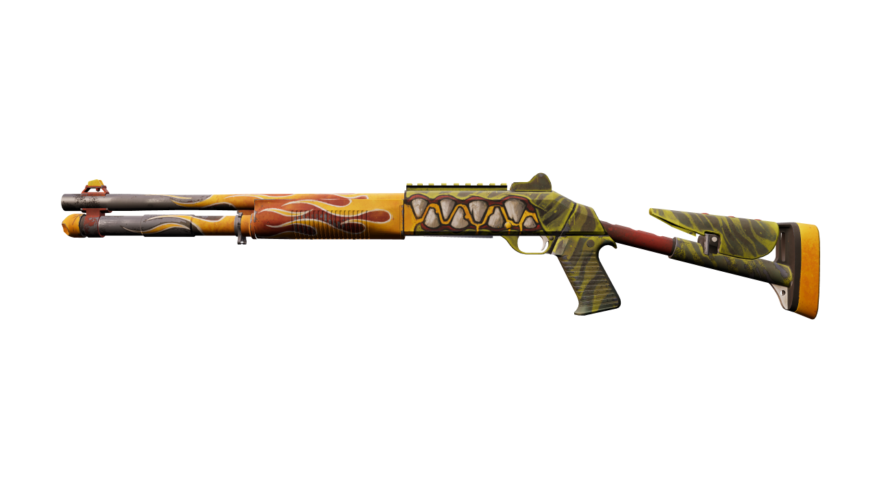 Front view of XM1014 | Incinegator