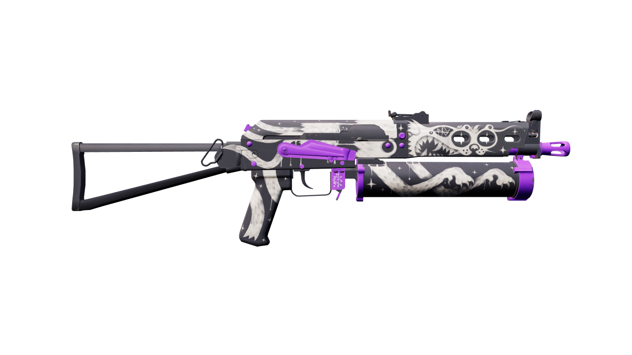 Back view of PP-Bizon | Space Cat