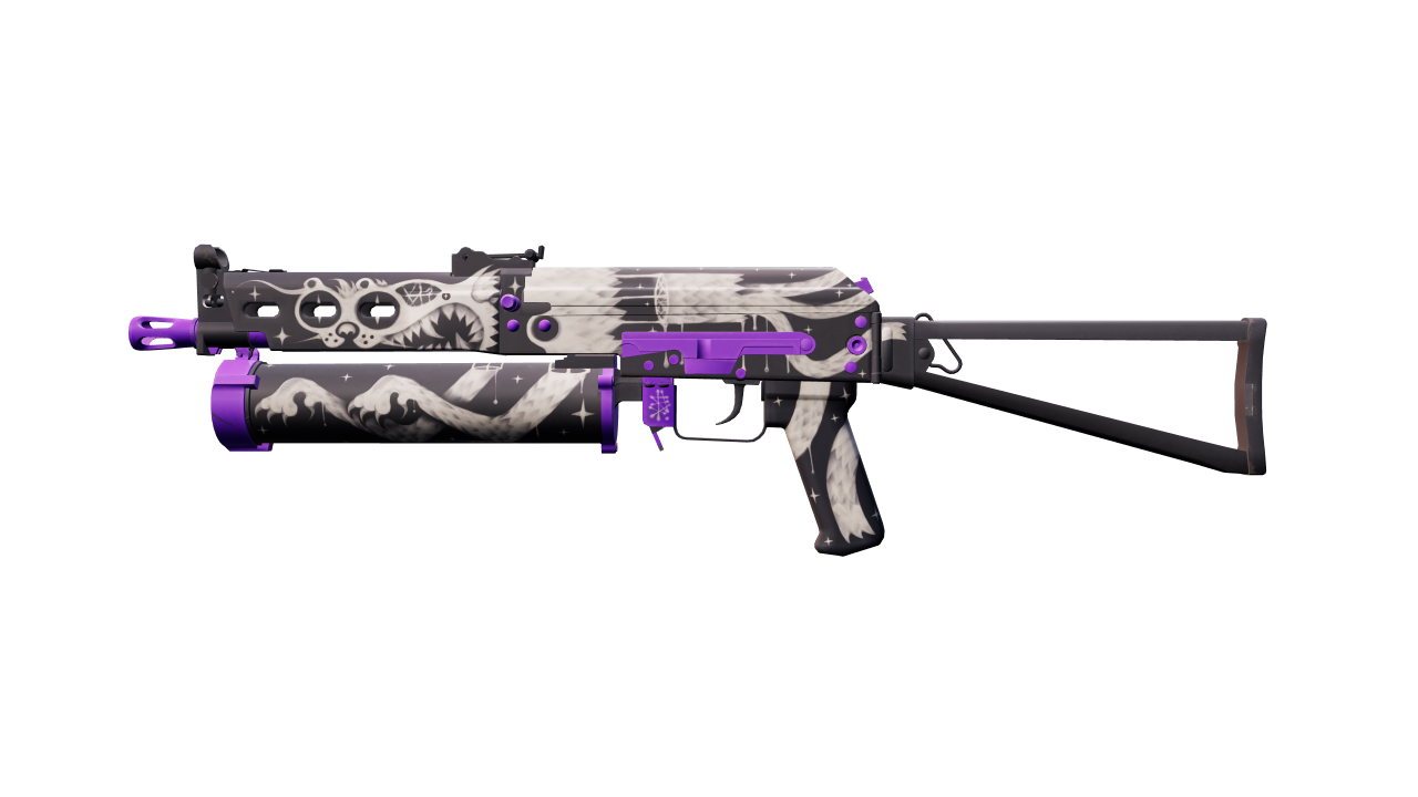 Front view of PP-Bizon | Space Cat