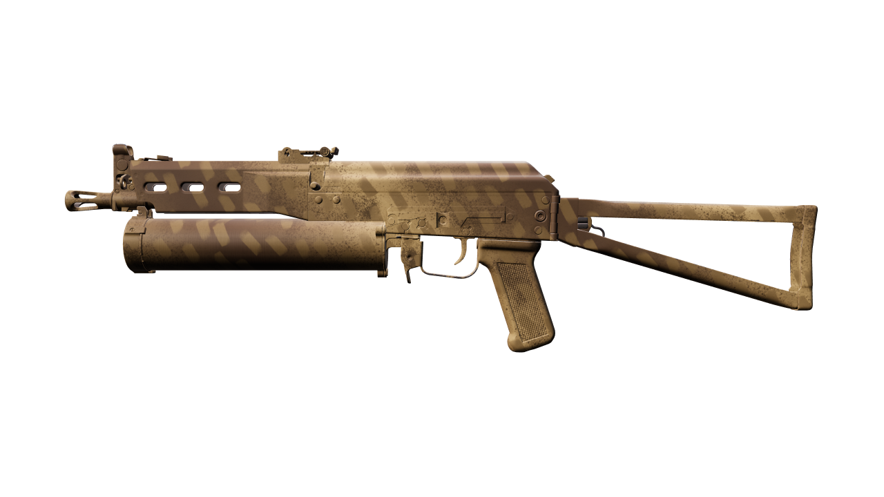 Front view of PP-Bizon | Sand Dashed