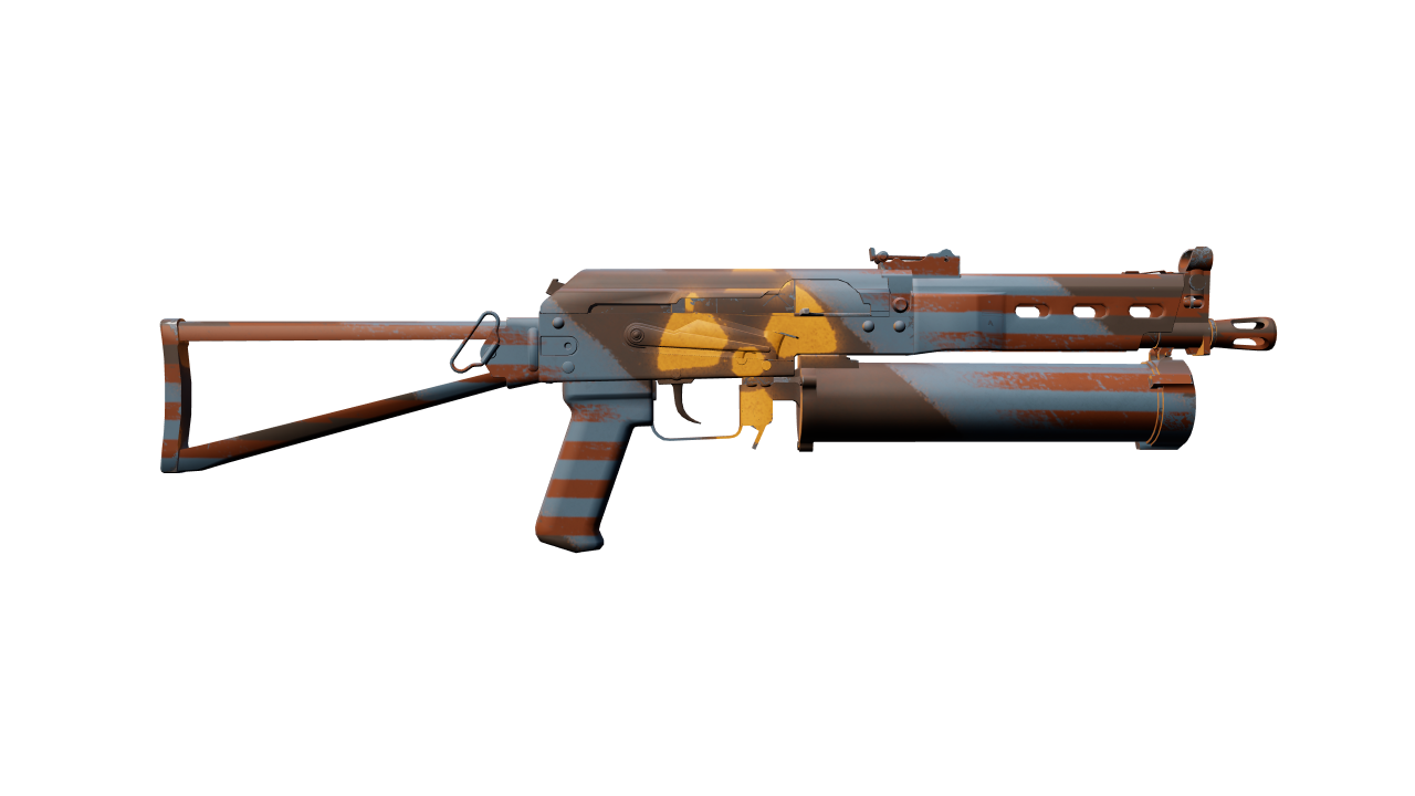 Back view of PP-Bizon | Irradiated Alert