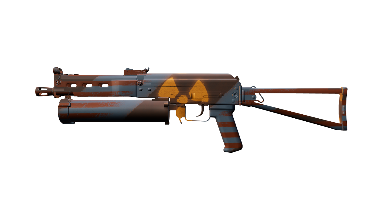 Front view of PP-Bizon | Irradiated Alert