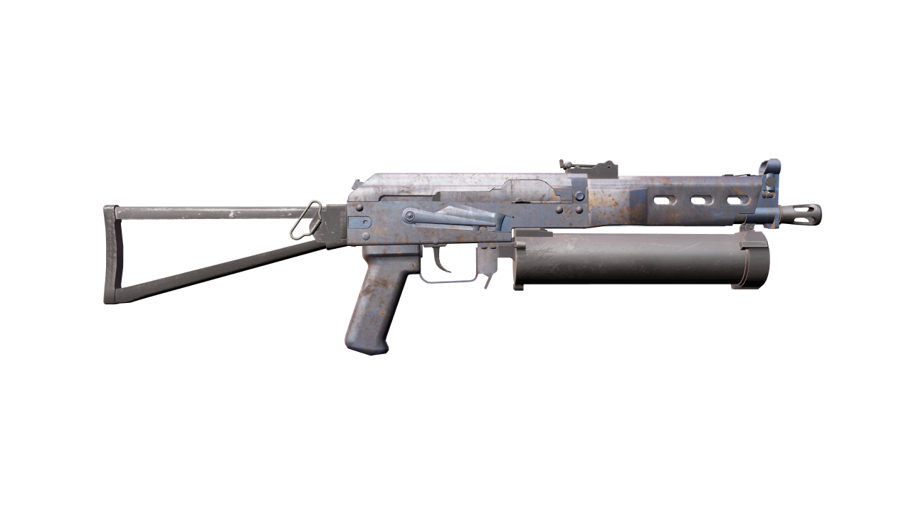 Back view of PP-Bizon | Rust Coat