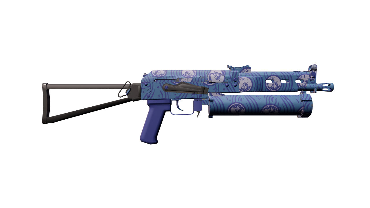 Back view of PP-Bizon | Water Sigil