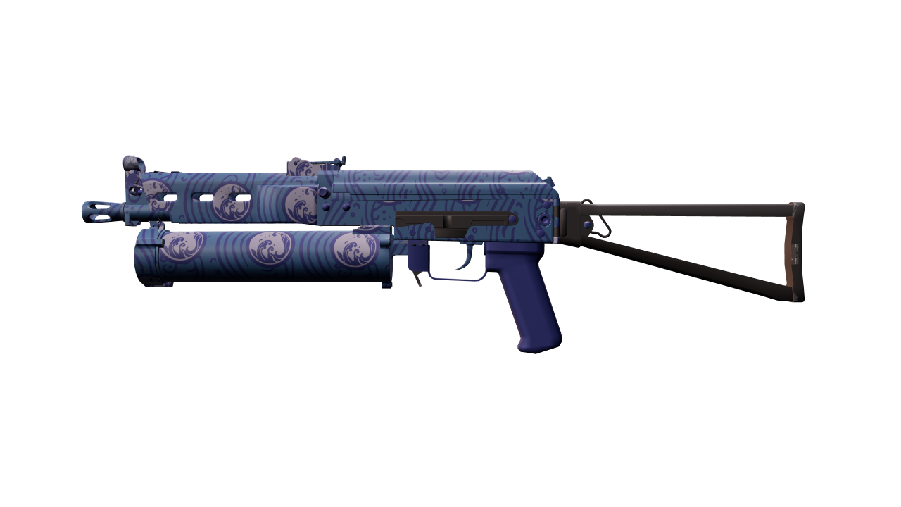 Front view of PP-Bizon | Water Sigil