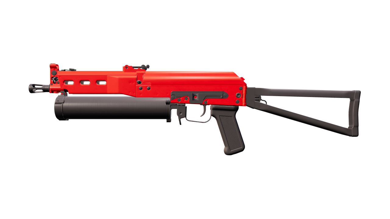 Front view of PP-Bizon | Candy Apple