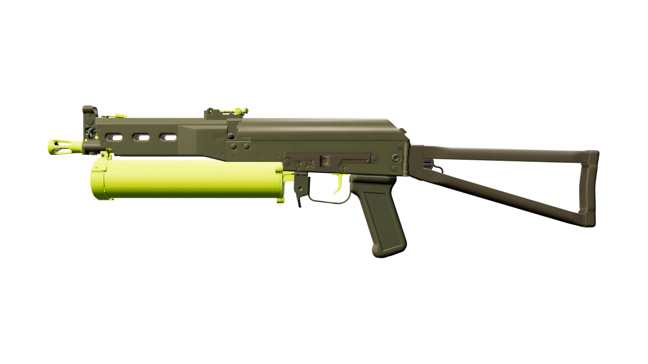 Front view of PP-Bizon | Chemical Green