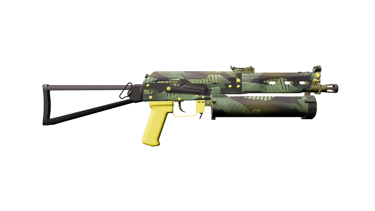 Back view of PP-Bizon | Jungle Slipstream