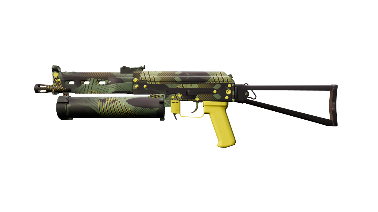 Front view of PP-Bizon | Jungle Slipstream