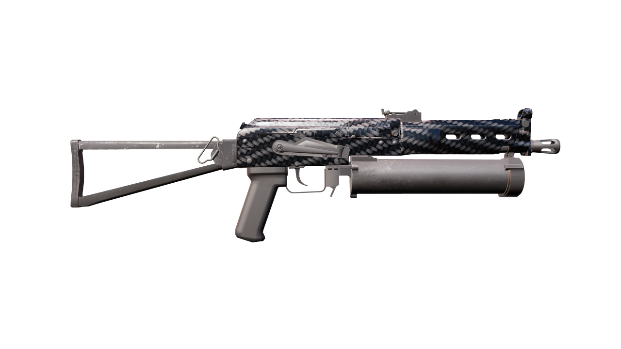 Back view of PP-Bizon | Carbon Fiber