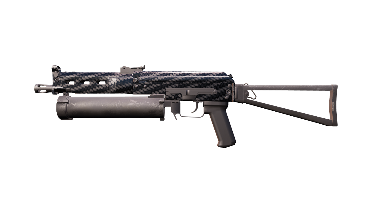 Front view of PP-Bizon | Carbon Fiber