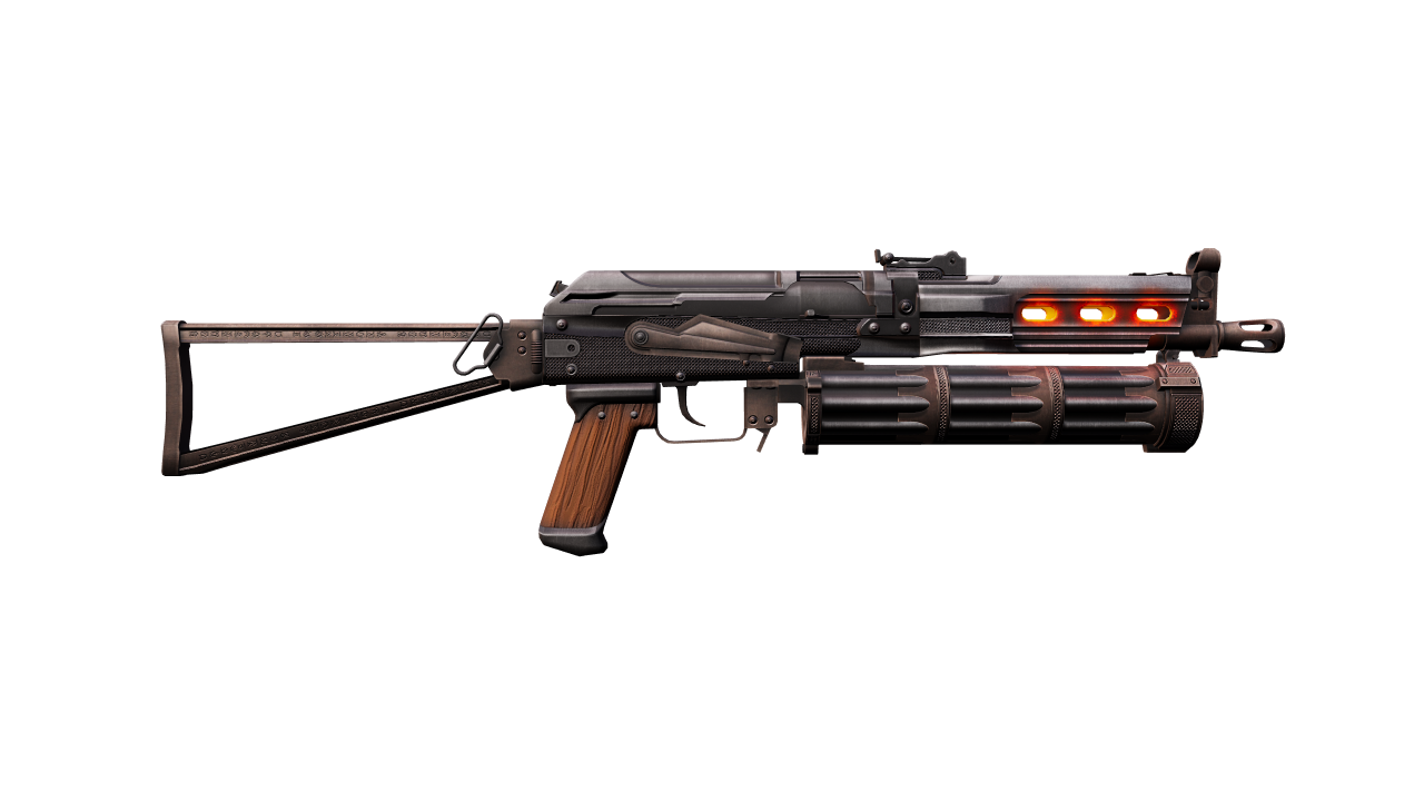 Back view of PP-Bizon | Runic