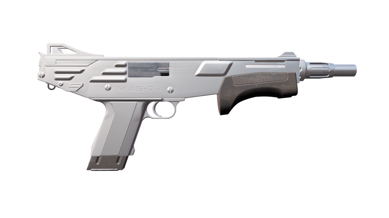 Back view of MAG-7 | Silver