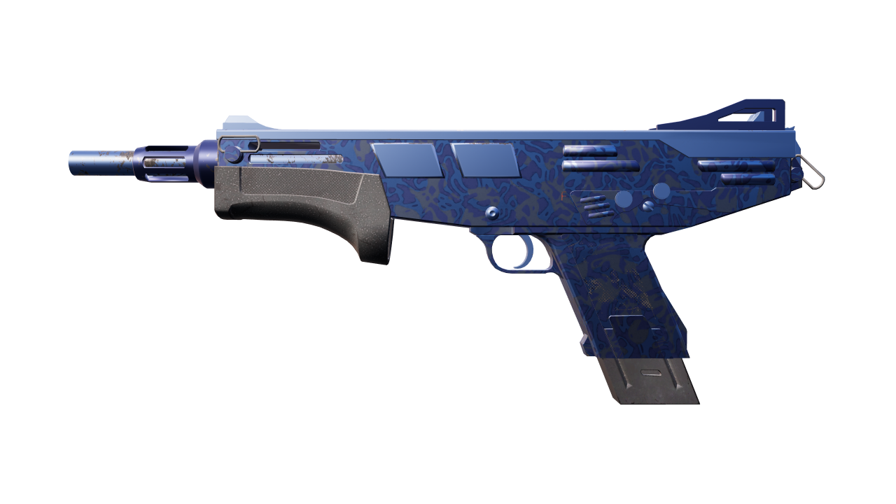Front view of MAG-7 | Navy Sheen