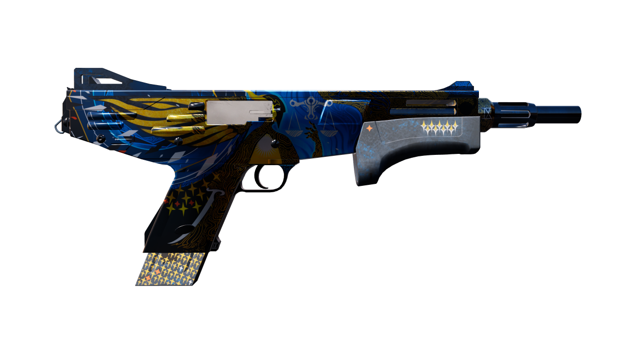 Back view of MAG-7 | Justice