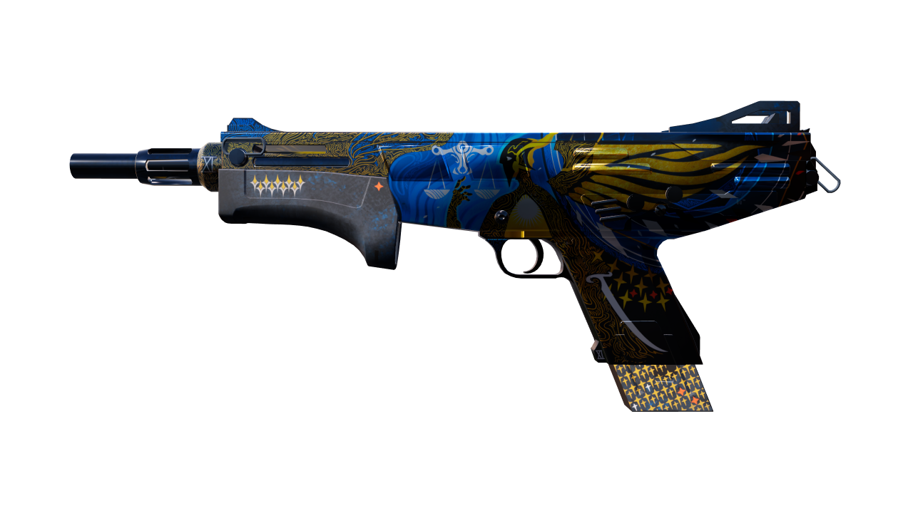 Front view of MAG-7 | Justice