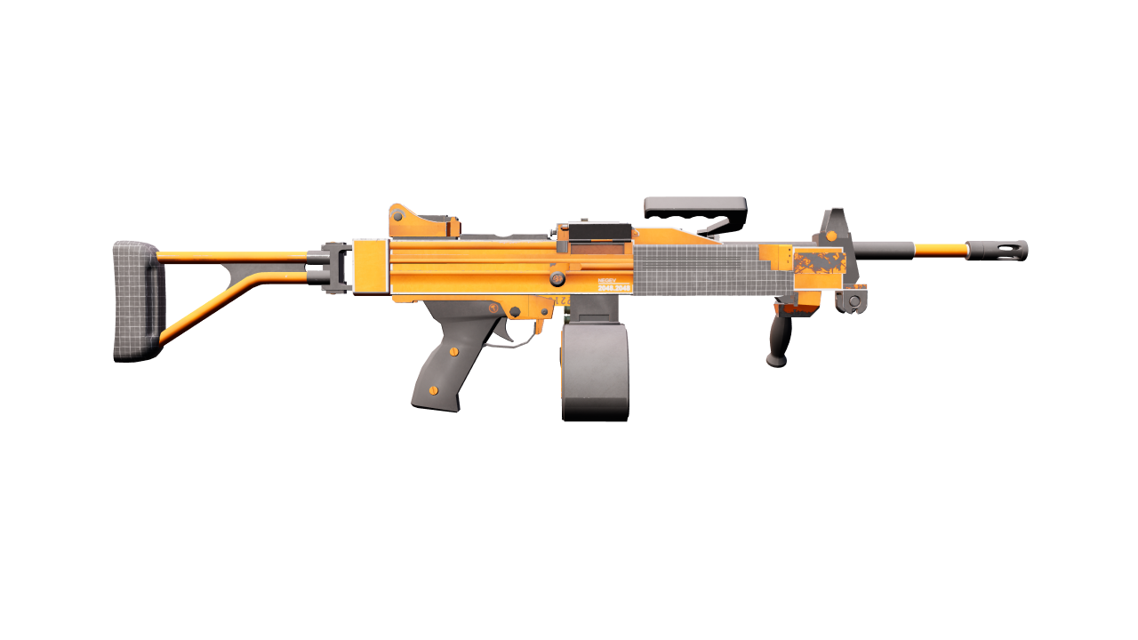Back view of Negev | dev_texture