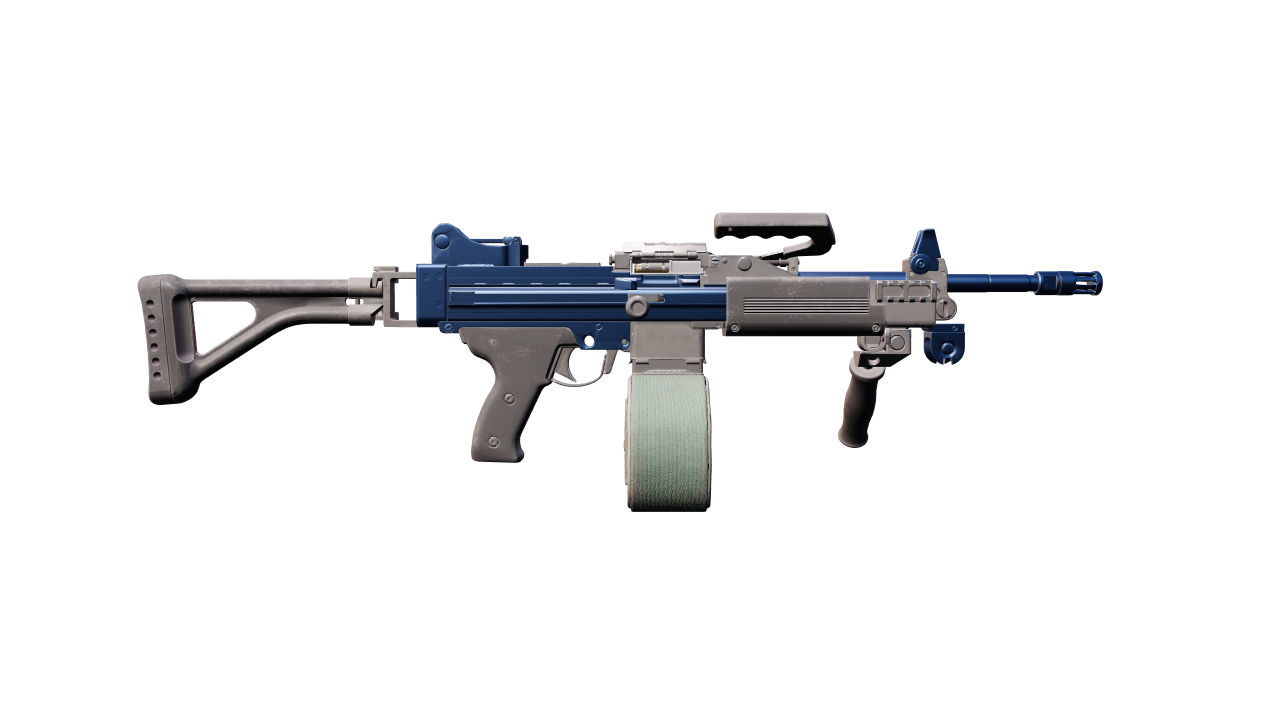 Back view of Negev | Anodized Navy