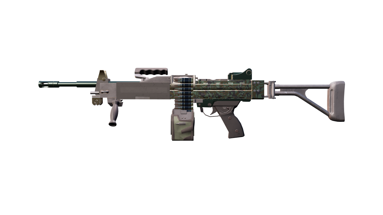 Front view of Negev | Army Sheen