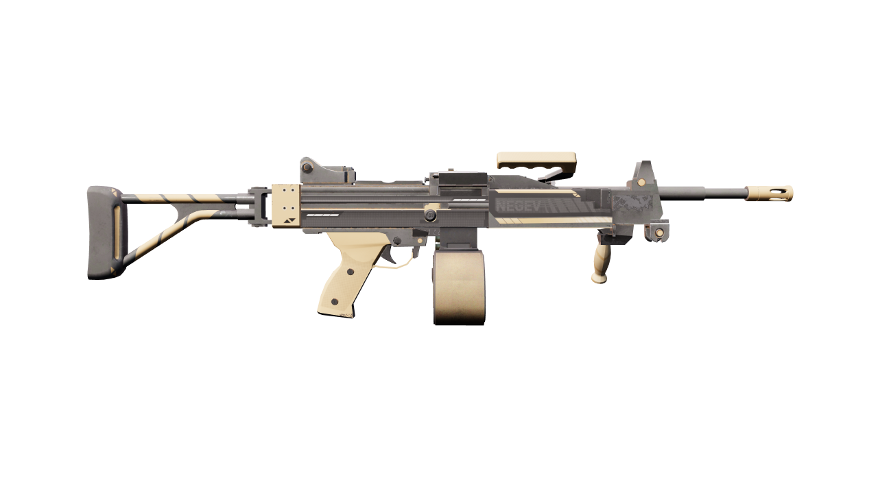 Back view of Negev | Desert-Strike