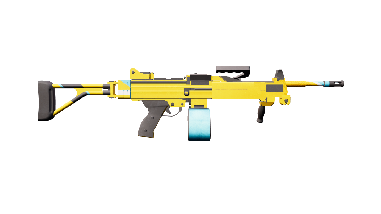 Back view of Negev | Power Loader