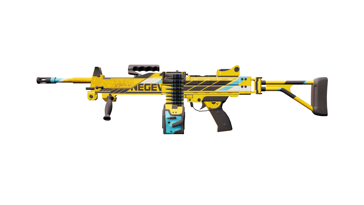 Front view of Negev | Power Loader