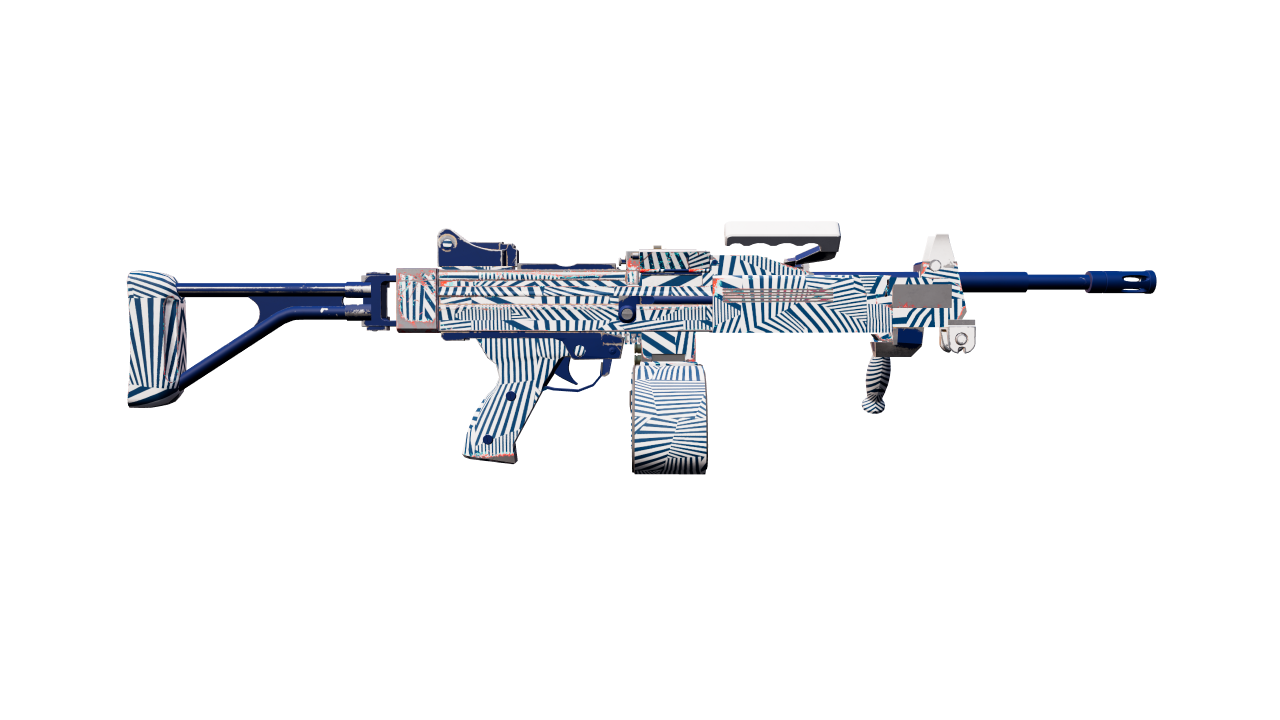 Back view of Negev | Dazzle