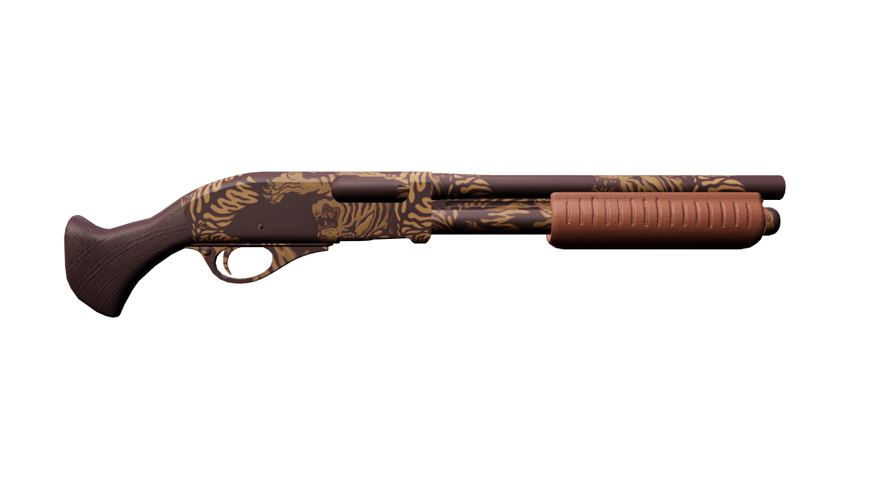 Back view of Sawed-Off | Clay Ambush