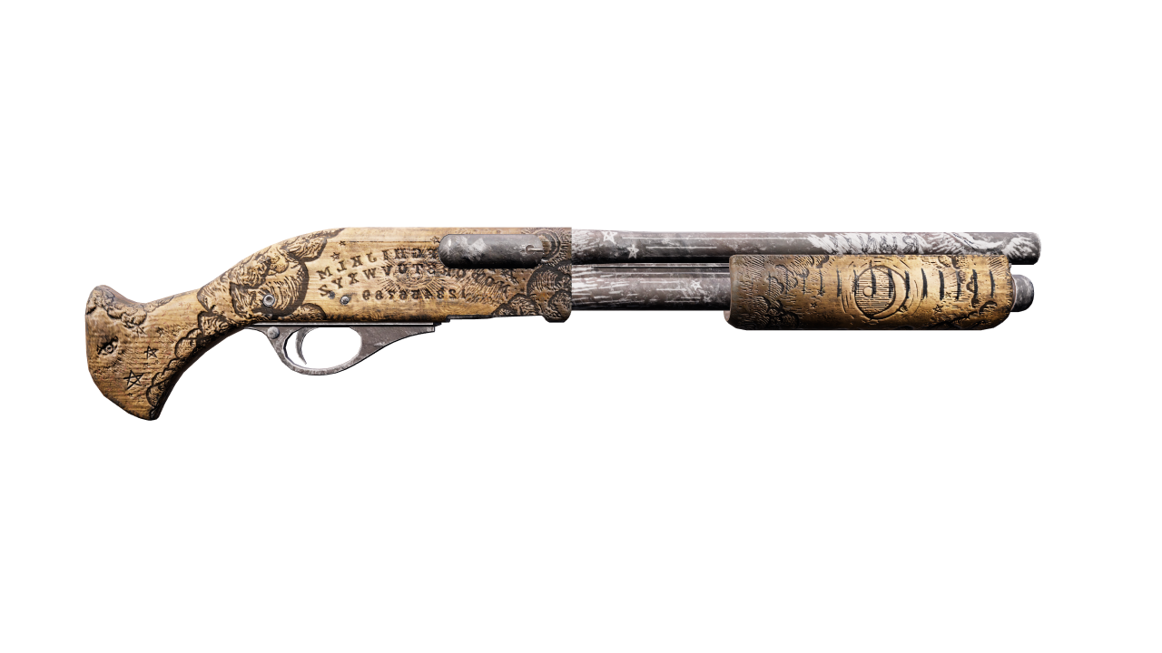 Back view of Sawed-Off | Spirit Board