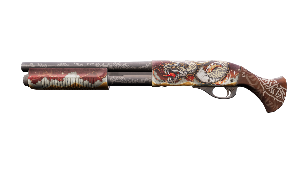 Front view of Sawed-Off | Lunar Wyrm