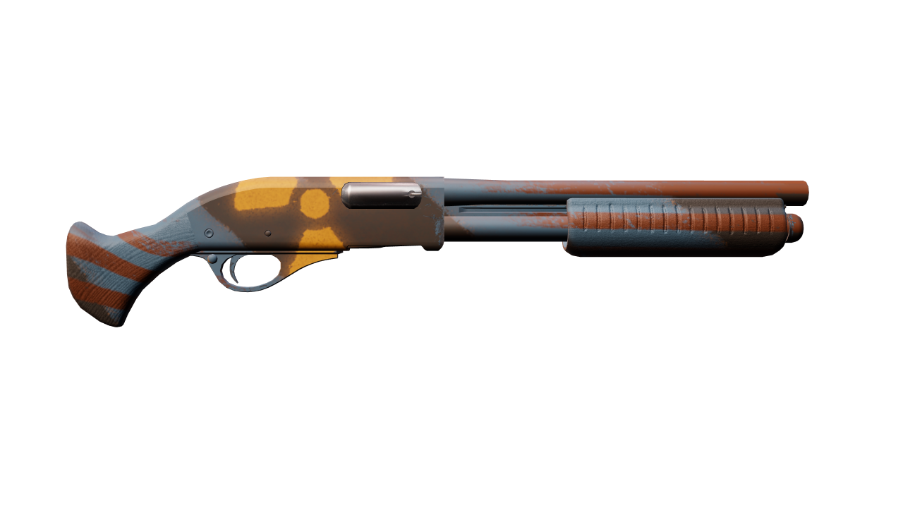 Back view of Sawed-Off | Irradiated Alert