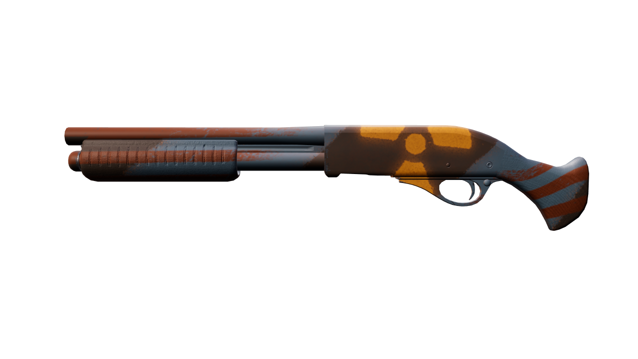 Front view of Sawed-Off | Irradiated Alert