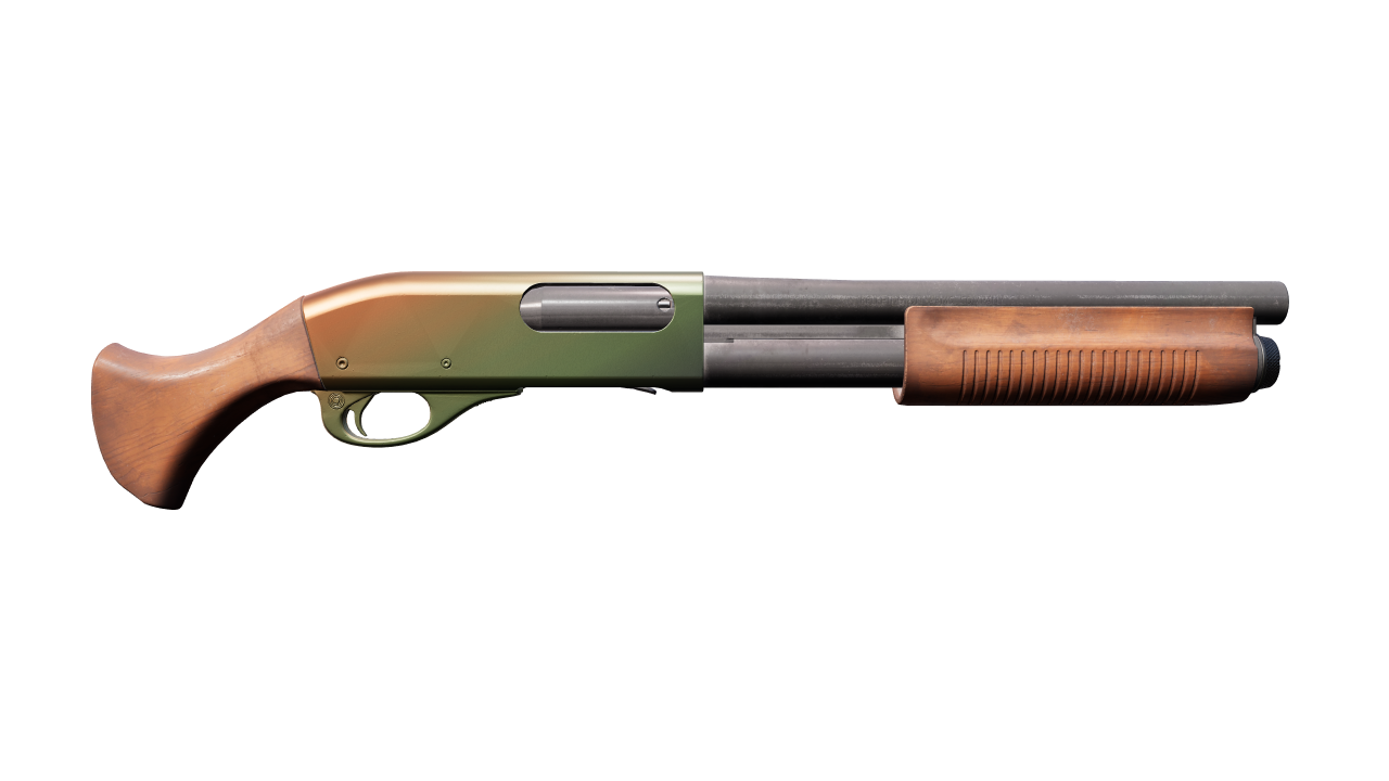 Back view of Sawed-Off | Amber Fade