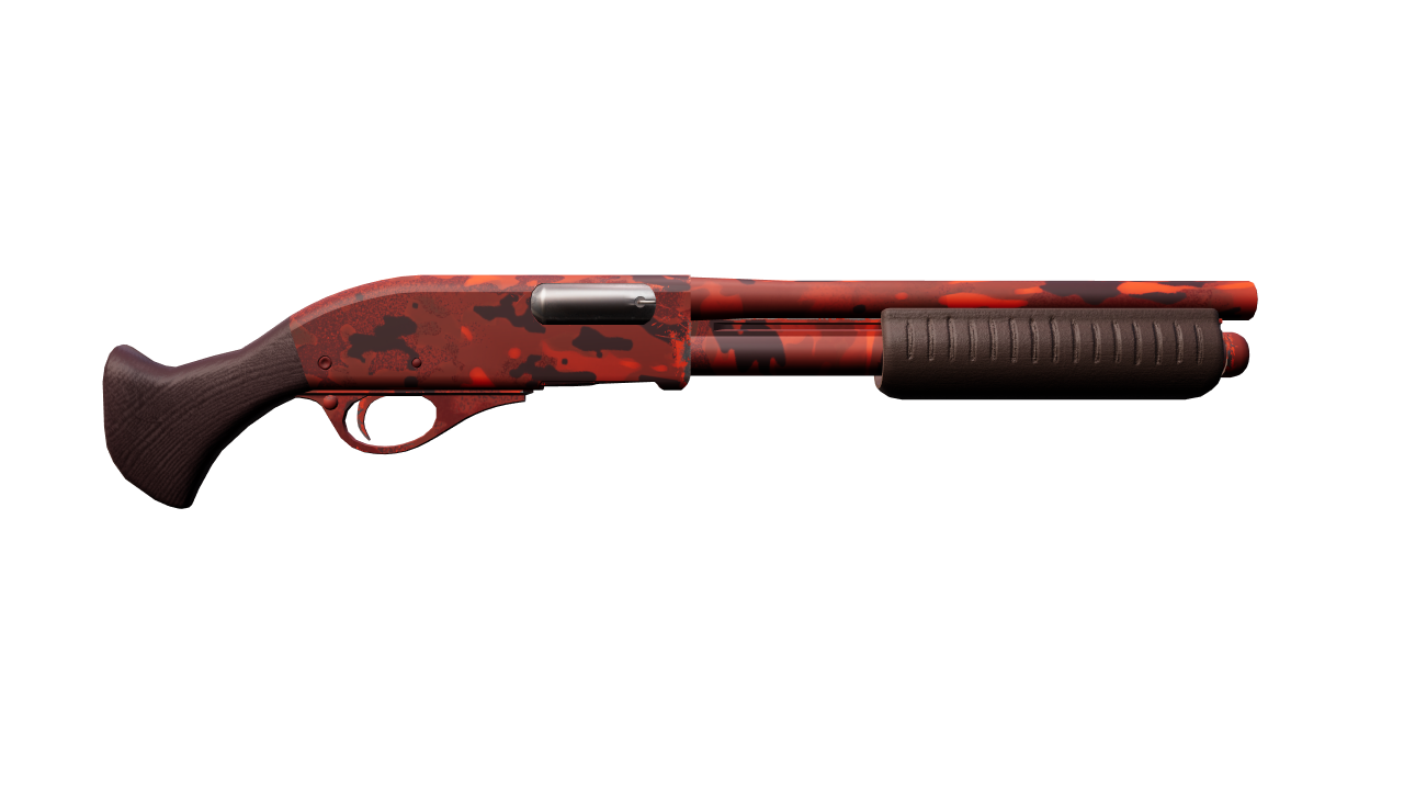 Back view of Sawed-Off | Full Stop