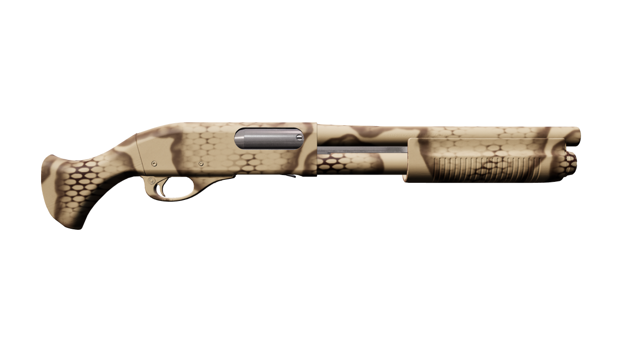 Back view of Sawed-Off | Snake Camo