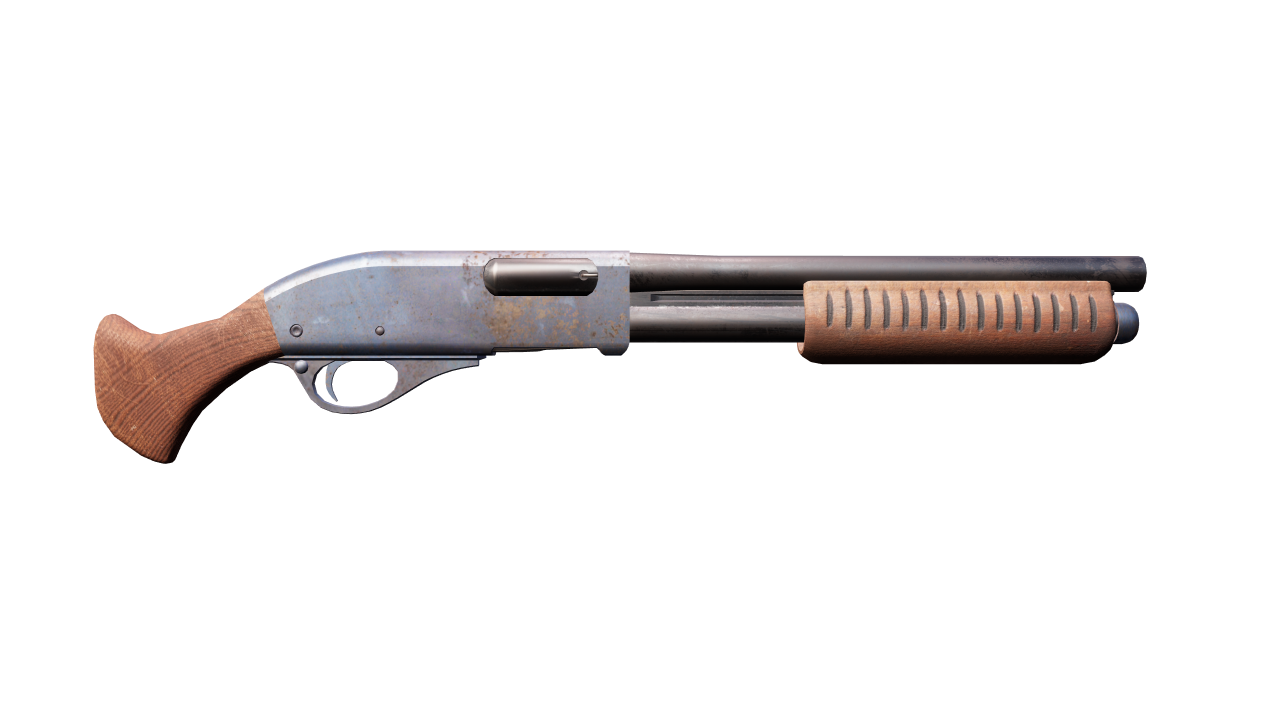 Back view of Sawed-Off | Rust Coat