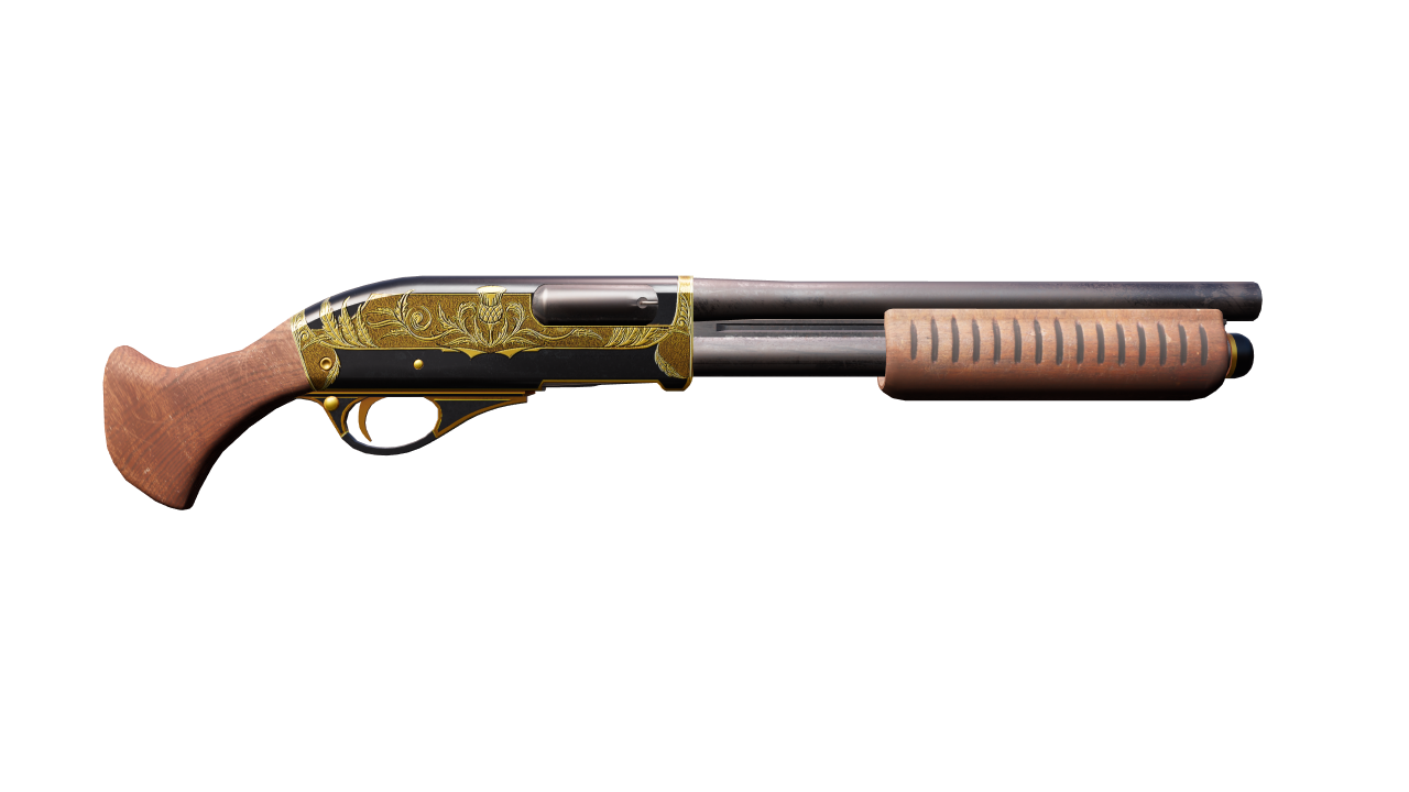 Back view of Sawed-Off | Highwayman