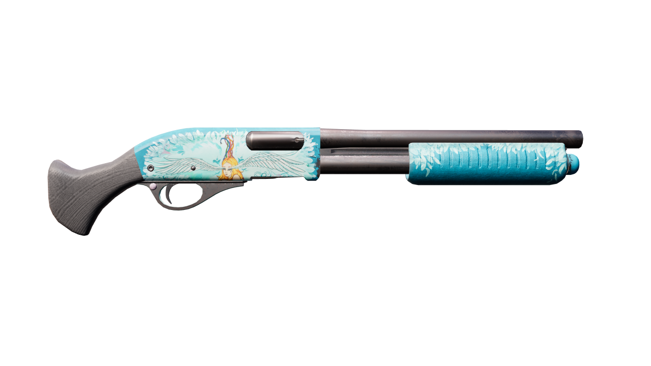 Back view of Sawed-Off | Serenity