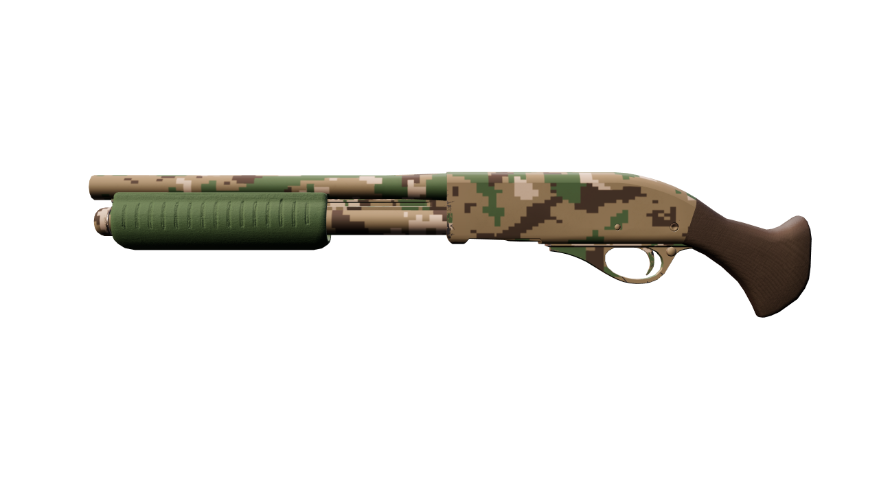 Front view of Sawed-Off | Forest DDPAT