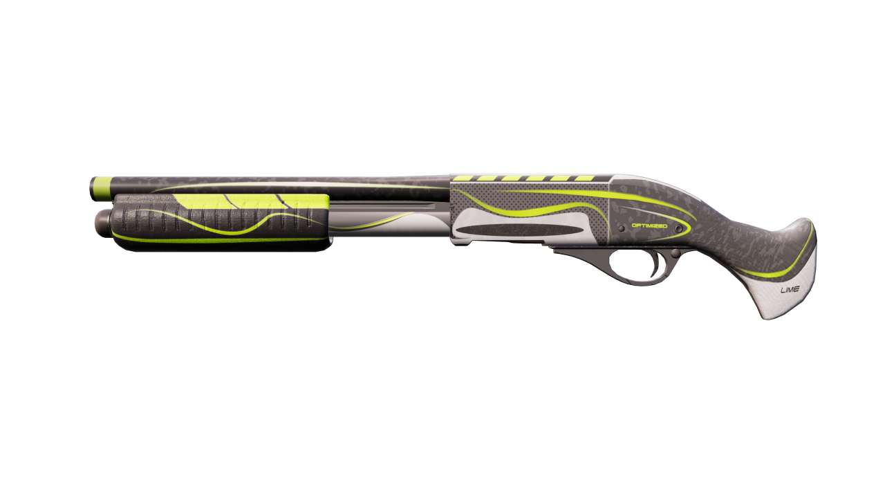 Front view of Sawed-Off | Limelight