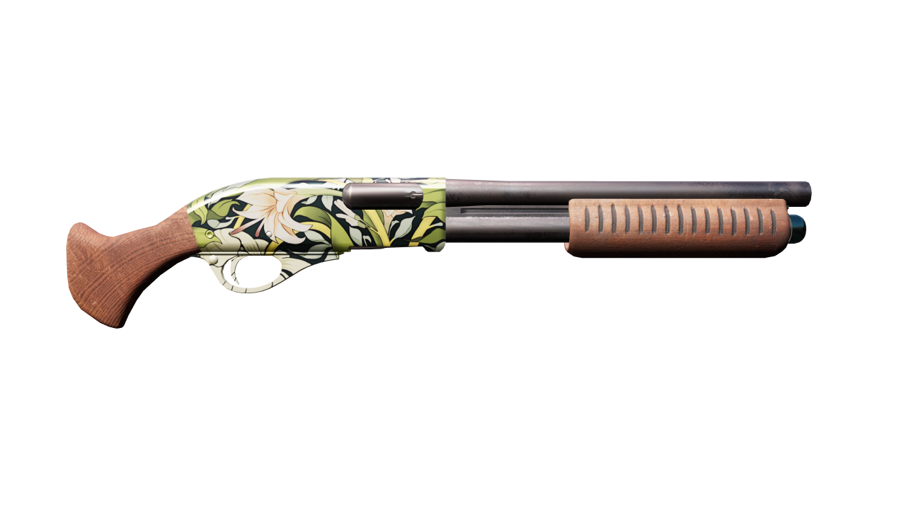 Back view of Sawed-Off | Morris