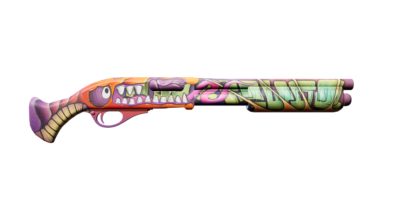 Back view of Sawed-Off | Devourer