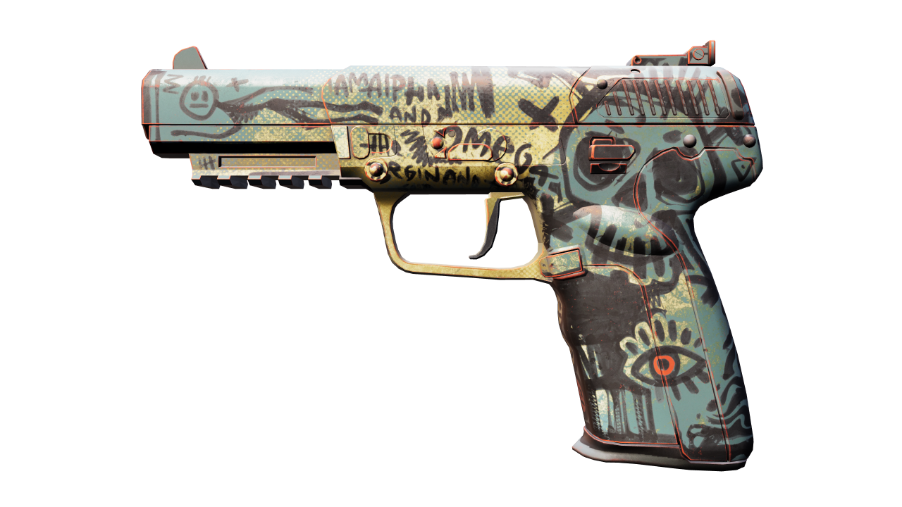 Front view of Five-SeveN | Scrawl