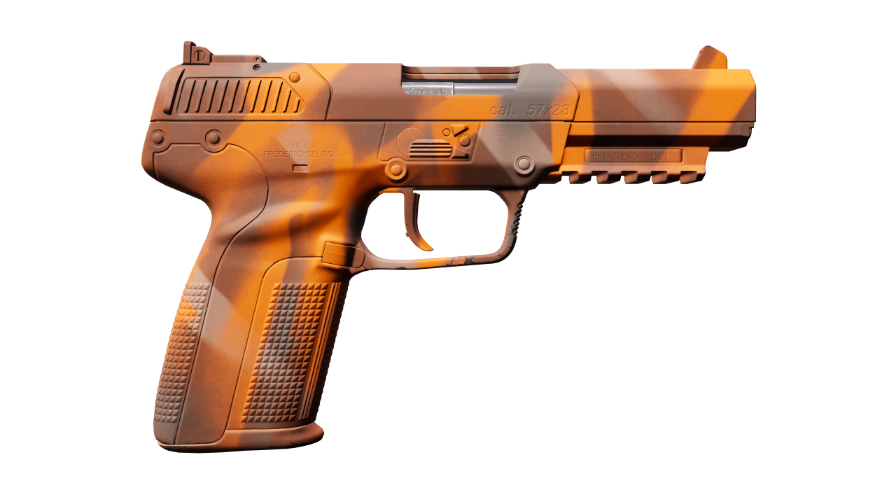 Back view of Five-SeveN | Orange Peel