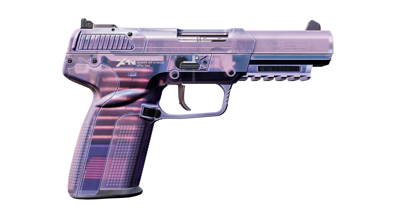 Back view of Five-SeveN | Dark Polymer
