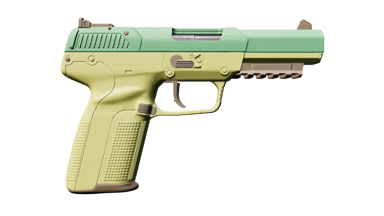 Back view of Five-SeveN | Jungle