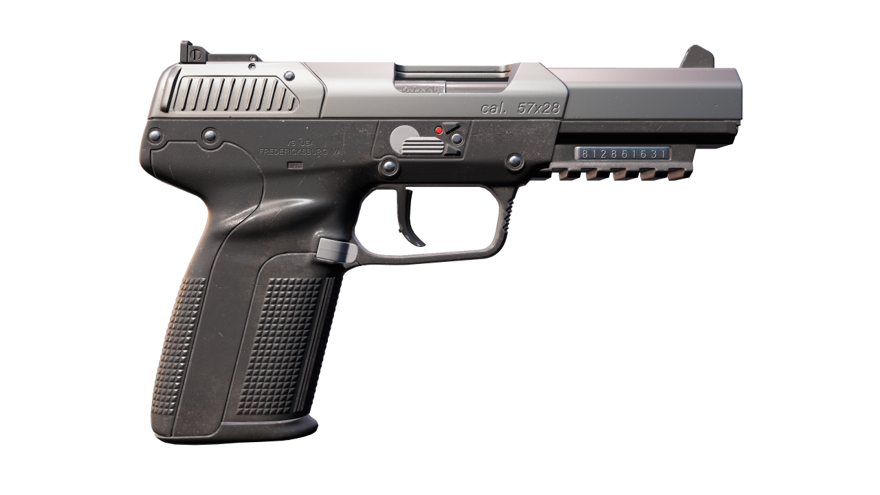 Back view of Five-SeveN | Anodized Gunmetal