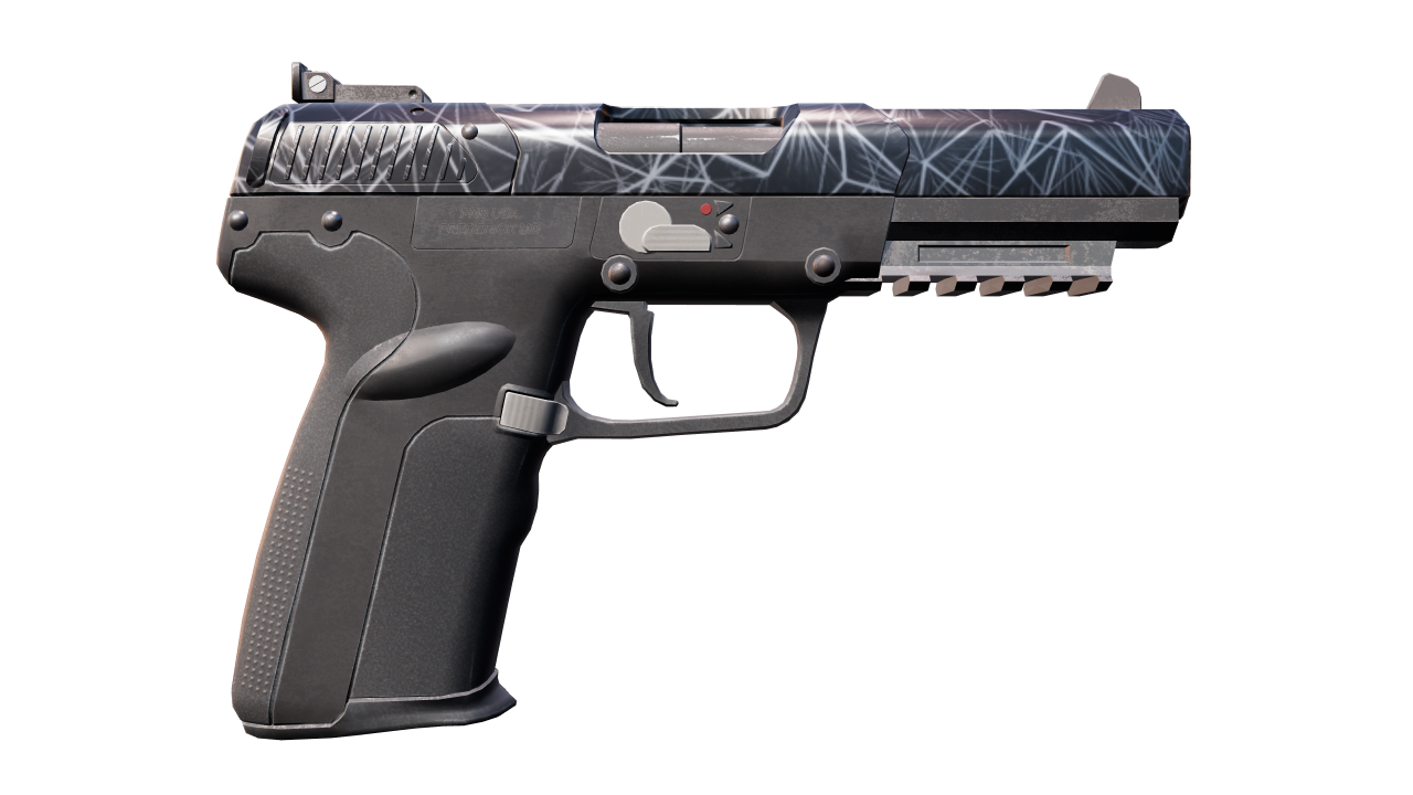Back view of Five-SeveN | Silver Quartz