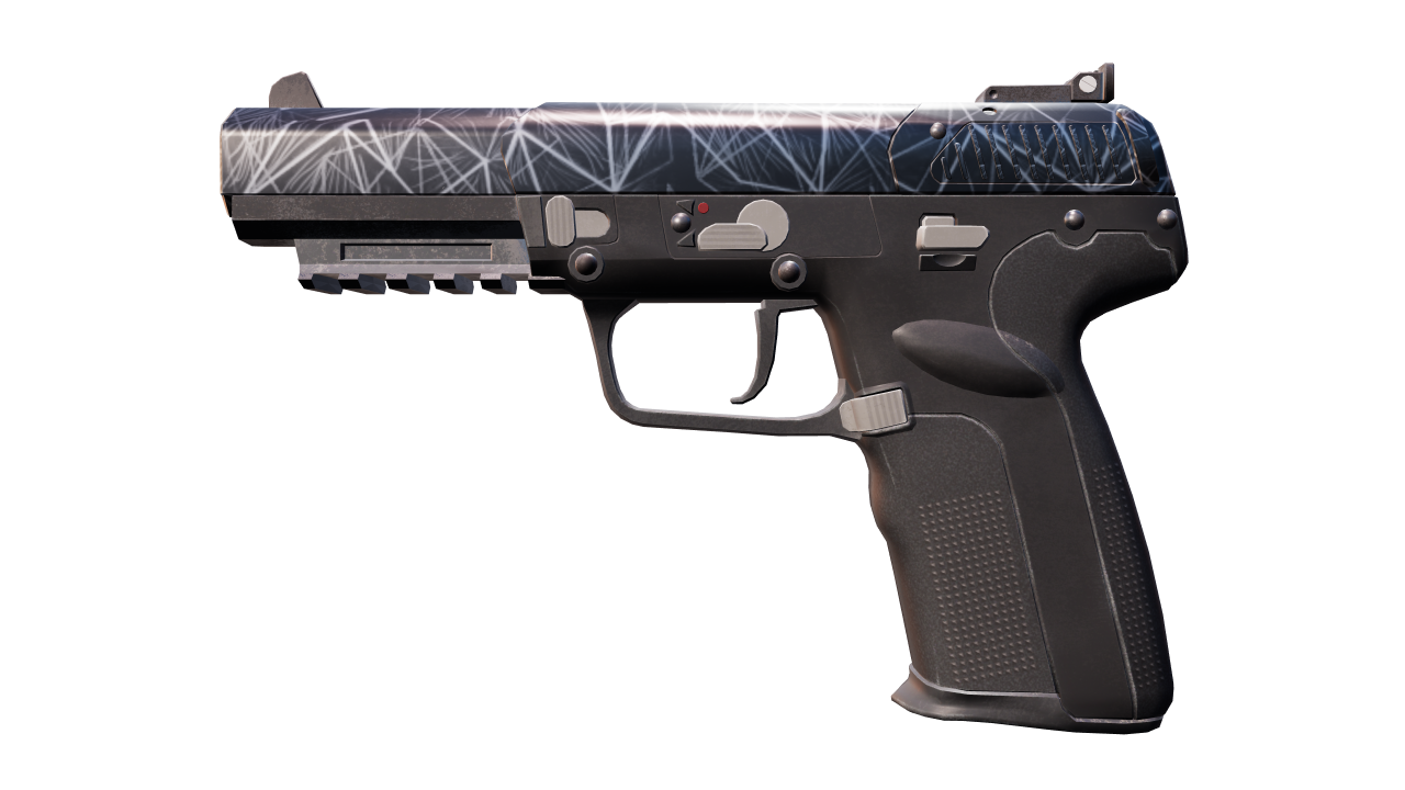 Front view of Five-SeveN | Silver Quartz