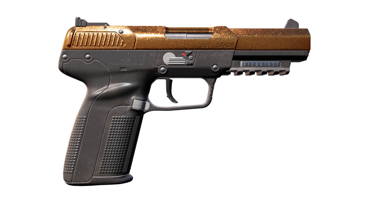 Back view of Five-SeveN | Copper Galaxy